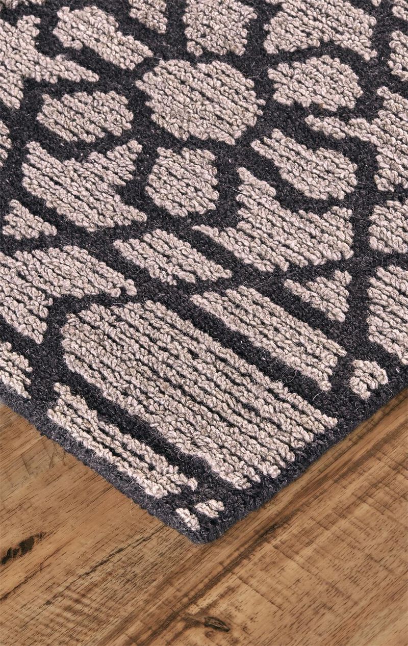 Asher 8766F Taupe/Black/Gray 5' x 8' Rug image number 4