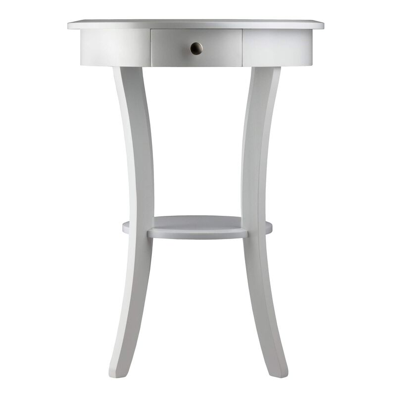Casafoyer Sasha Round Accent Table, White image number 2