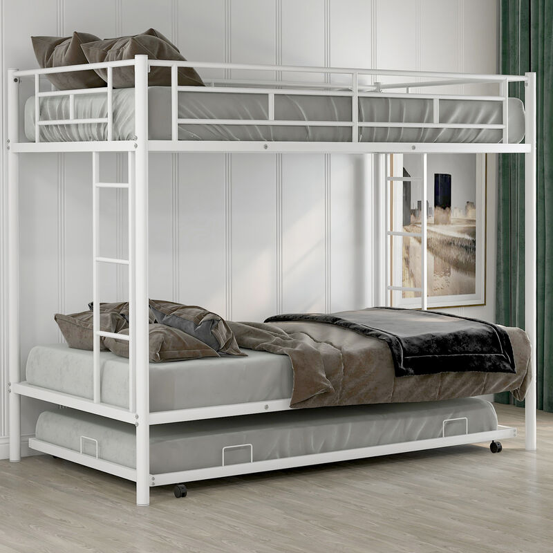 Merax Twin over Twin Bunk Bed with Trundle