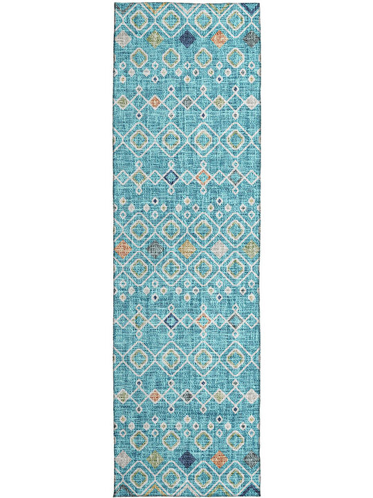 Portico PO4 Teal 2'3" x 7'6" Rug