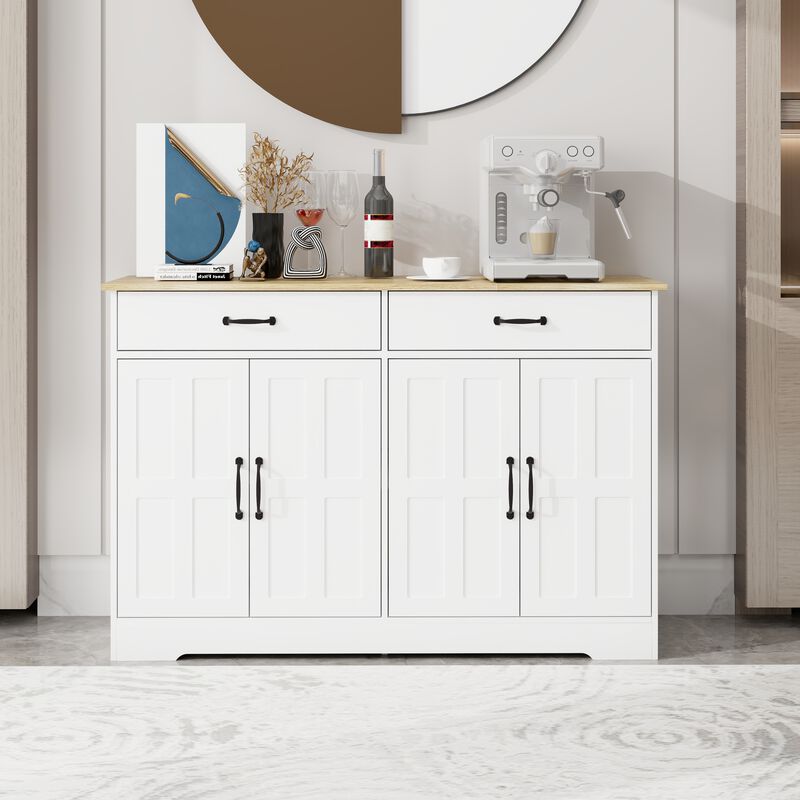 Gwazet Sideboard Buffet Cabinet image number 1