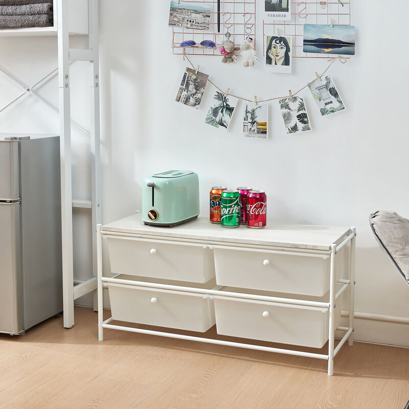 Suprima® Multipurpose Drawers with Shelf - Oak Top