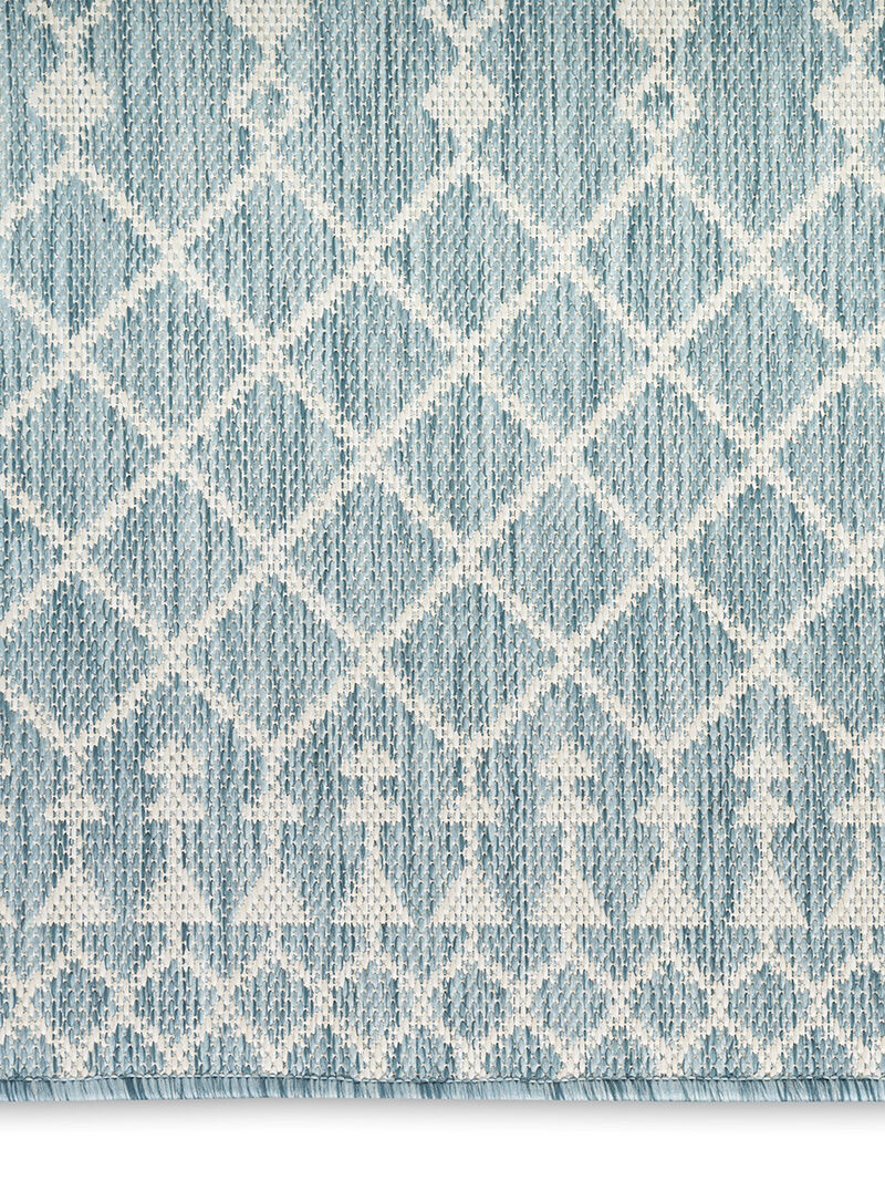 Positano POS02 Aqua 2'2" x 10' Rug image number 3