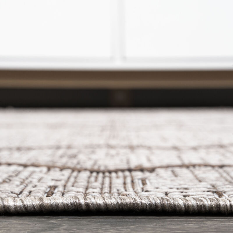 Carwa Tribal Diamond Trellis Indoor/Outdoor Area Rug