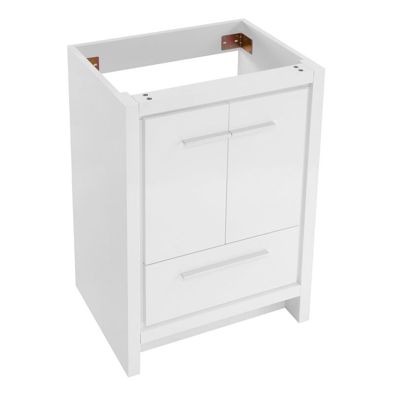 Virage 24 Freestanding, Bathroom Vanity in Glossy White Cabinet Only (SM-BV730W) image number 2