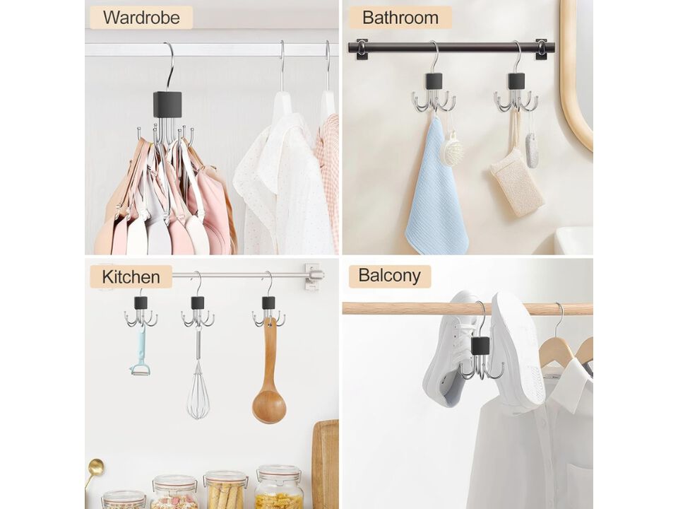 2-Pack Tank Top Hangers for Closet Organizer | Max 36 Storage Capacity