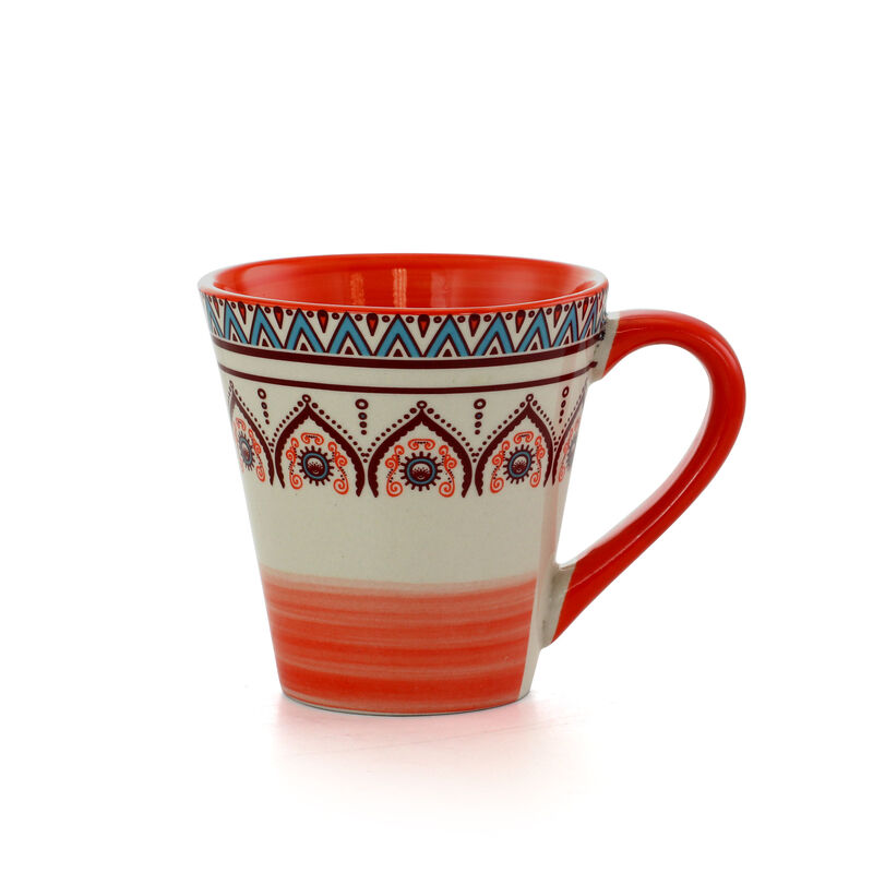 Elama Zen Rust Mozaik 16 Piece Dinnerware Set