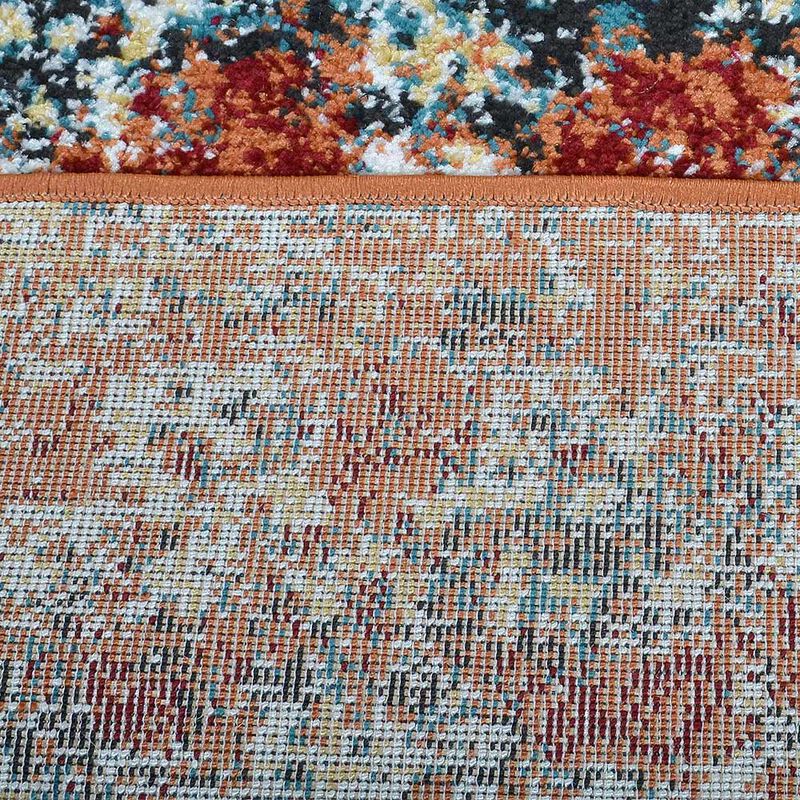 RUGSOTIC CARPETS MACHINE MADE HEATSET POLYPROPYLENE AREA RUGS  - Runner Shape, Classic Oriental Traditional  Design, Midium Pile Machine Made Area Rugs (M00037) image number 6