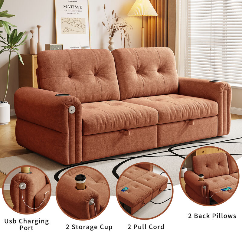 Frim Convertible sofa bed image number 6