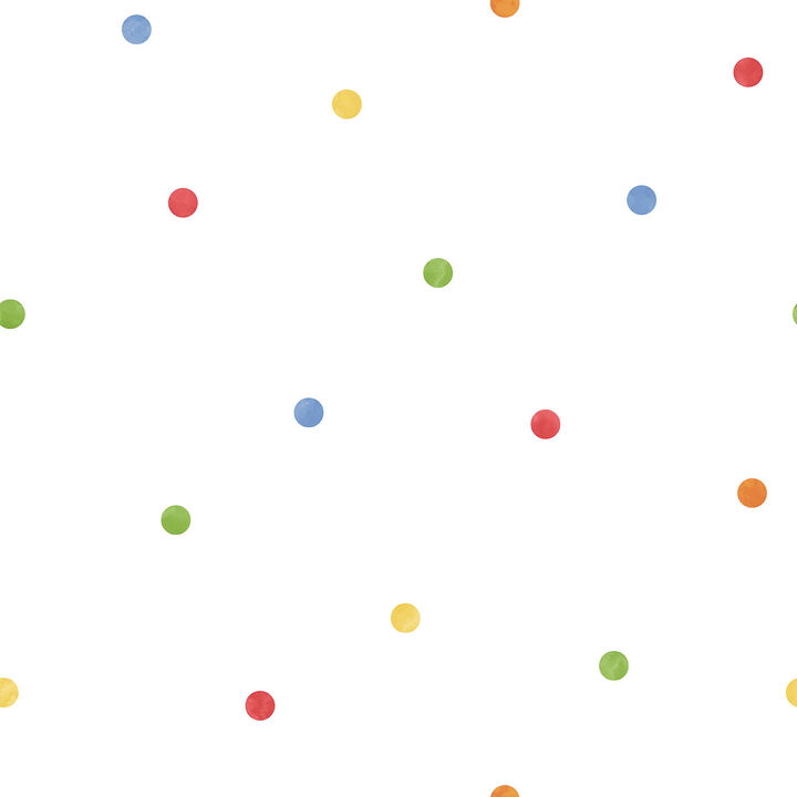 Tiny Tots 2 Dots Multi-coloured Wallpaper G78367