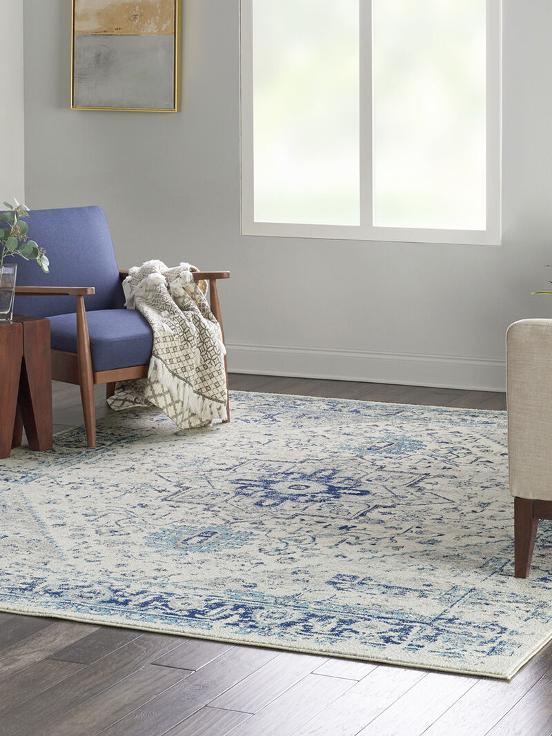 Tranquil TRA06 Ivory/Light Blue 8'10" x 11'10" Rug