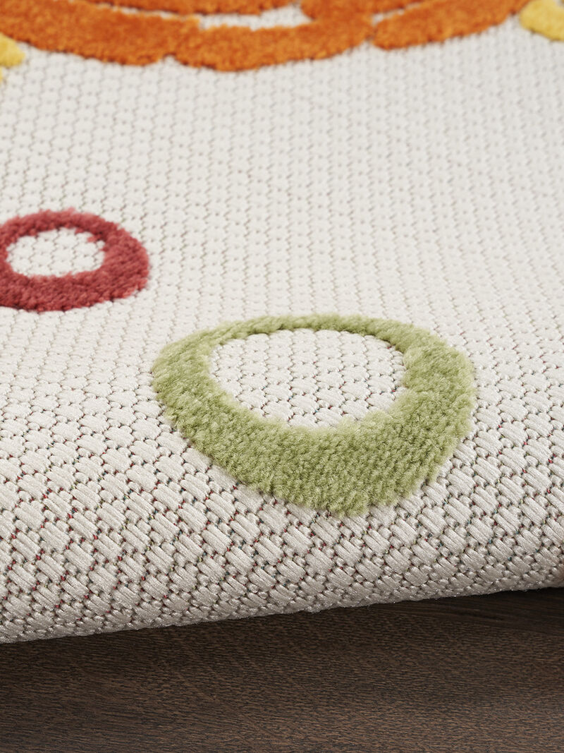 Aloha ALH27 Teal/Multicolor 7'10" x 10'6" Rug