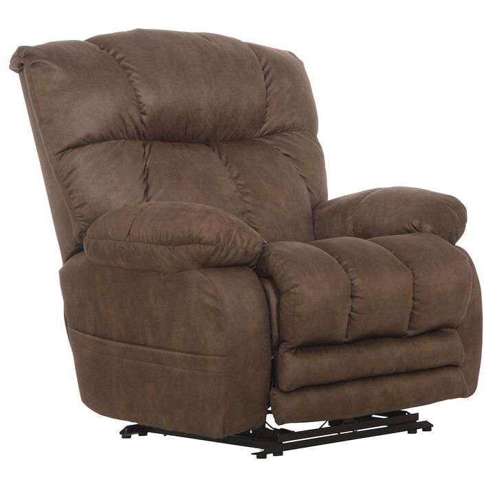 Catnapper Dawkins Oversized Power Lay Flat Recliner with Extra Extension Footrest