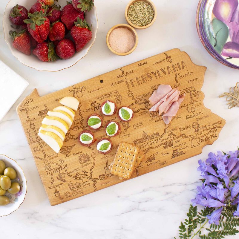 Destination Pennsylvania Cutting Board, 16" x 9-3/4"