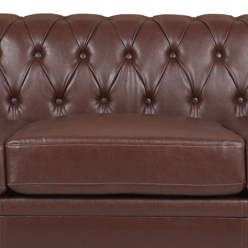 Zigda Traditional Square Arm Sofa image number 5