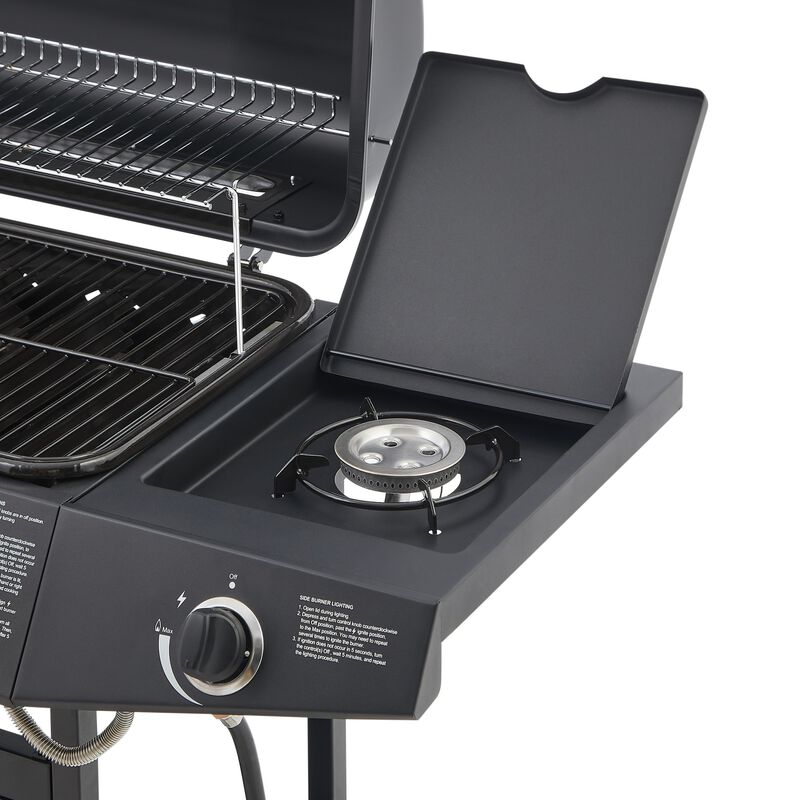Zemzap 6-Burner Propane Gas Grill with Side Burner image number 6