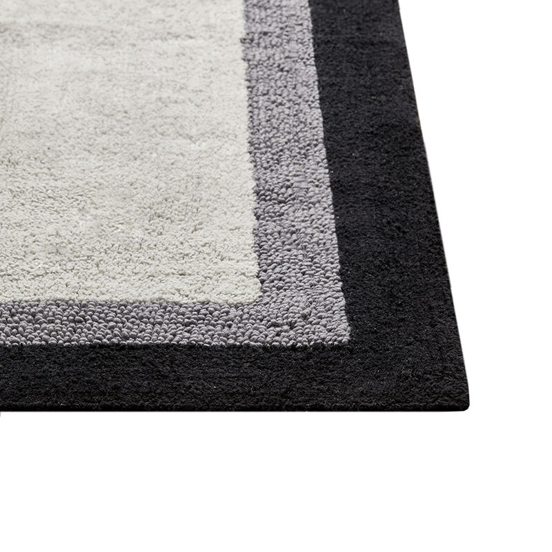 30x20 inch Navy Cotton Tufted Bath Rug