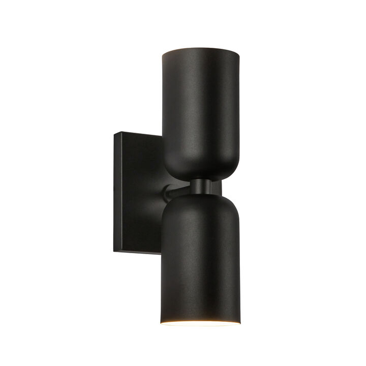 Nola 12-in 2 Lights Damp-Rated Wall Sconce
