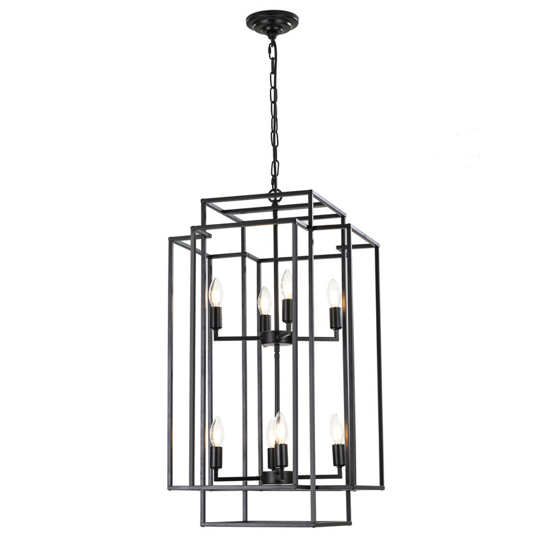 ELEMENT ACE Modern Geometric Pendant Chandelier with Adjustable Height for Multi-Room Lighting image number 0