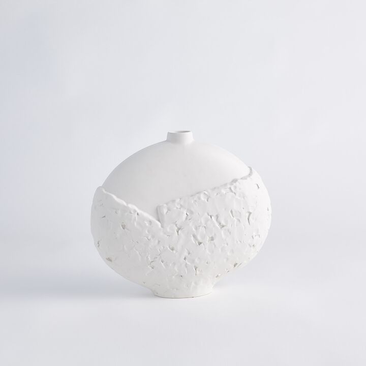 Asymmetrical Stipple Vase