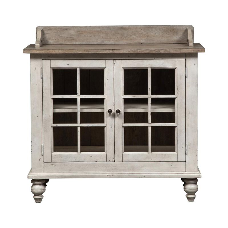 Liberty Furniture Whitney Server in Antique Linen w/ Weathered Gray image number 2