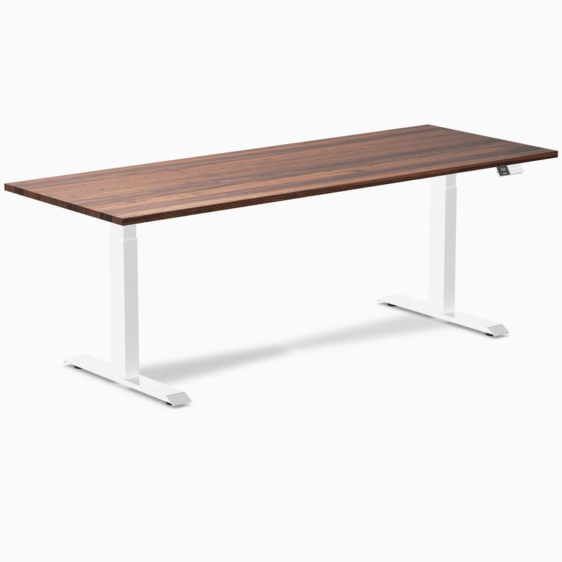 Desky Dual Hardwood Sit Stand Desk image number 0