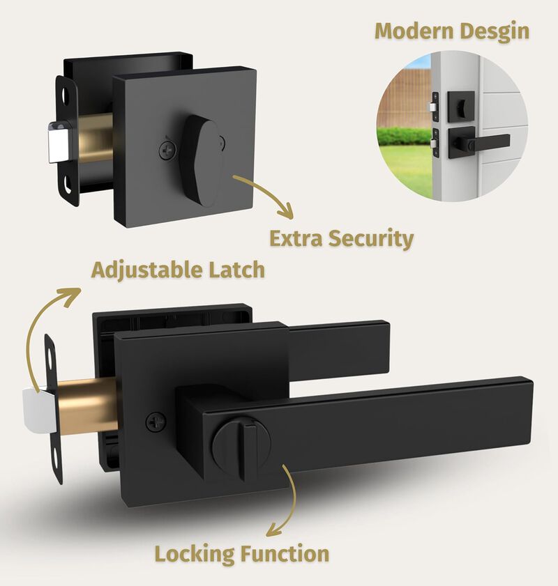 Mega Handles | Robell Lever and Deadbolt Entry Combo