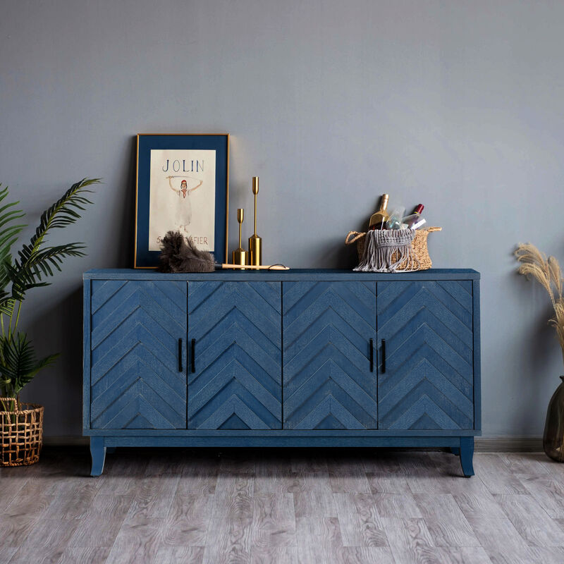 Thickened Lacquered Sideboard image number 1