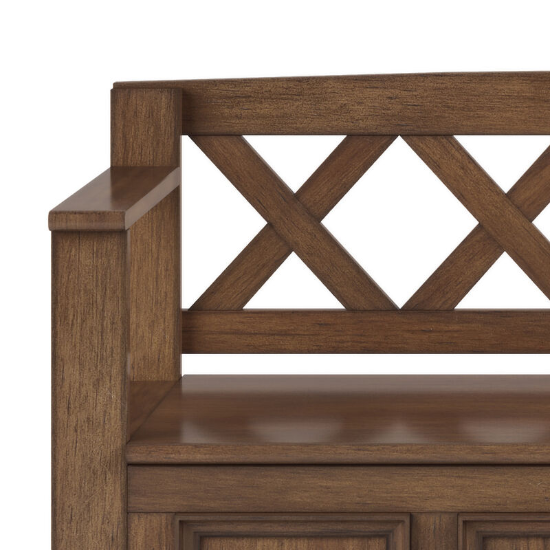 Simpli Home Amherst Entryway Storage Bench image number 4
