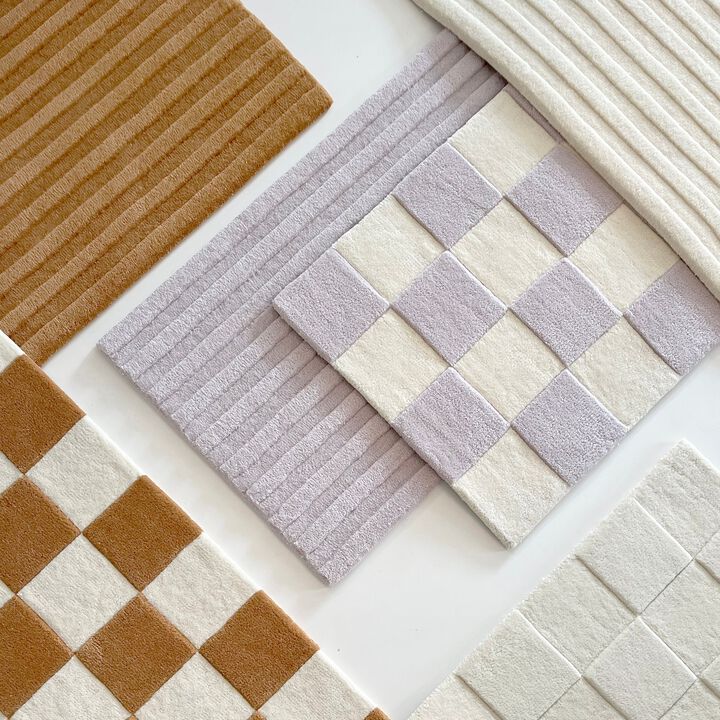 Rug CHECKERBOARD 3.9 x 5.9ft