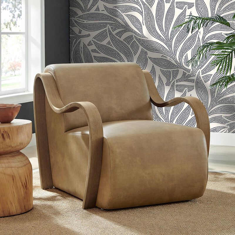 Atrium Vegan Leather Accent Armchair image number 7