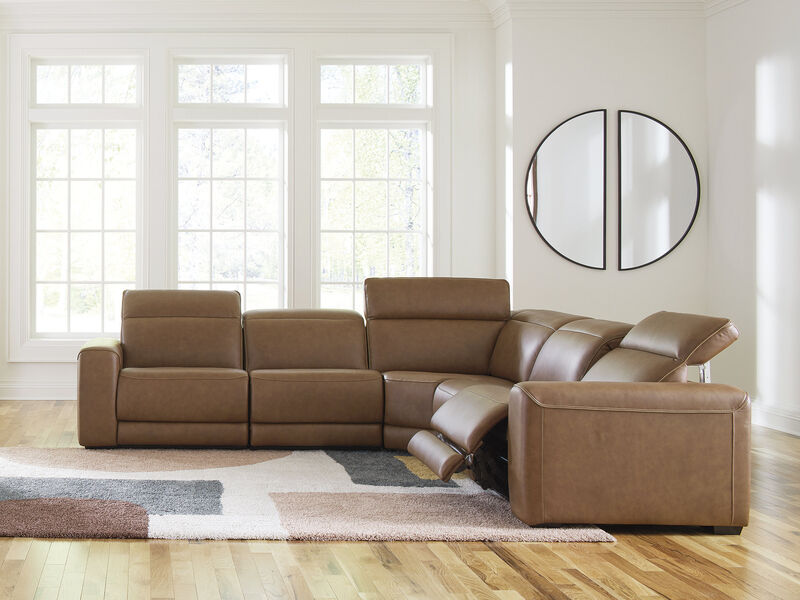 Rally-Up 5-Piece Power Reclining Sectional image number 1