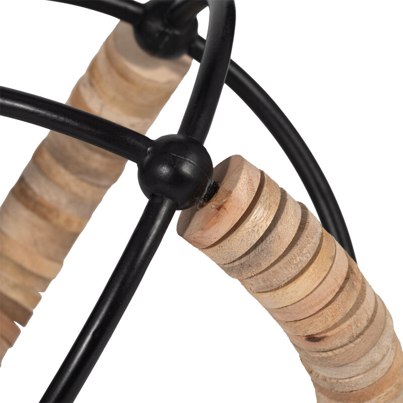 Metal, 10" Abacus Orb, Natural/black image number 2