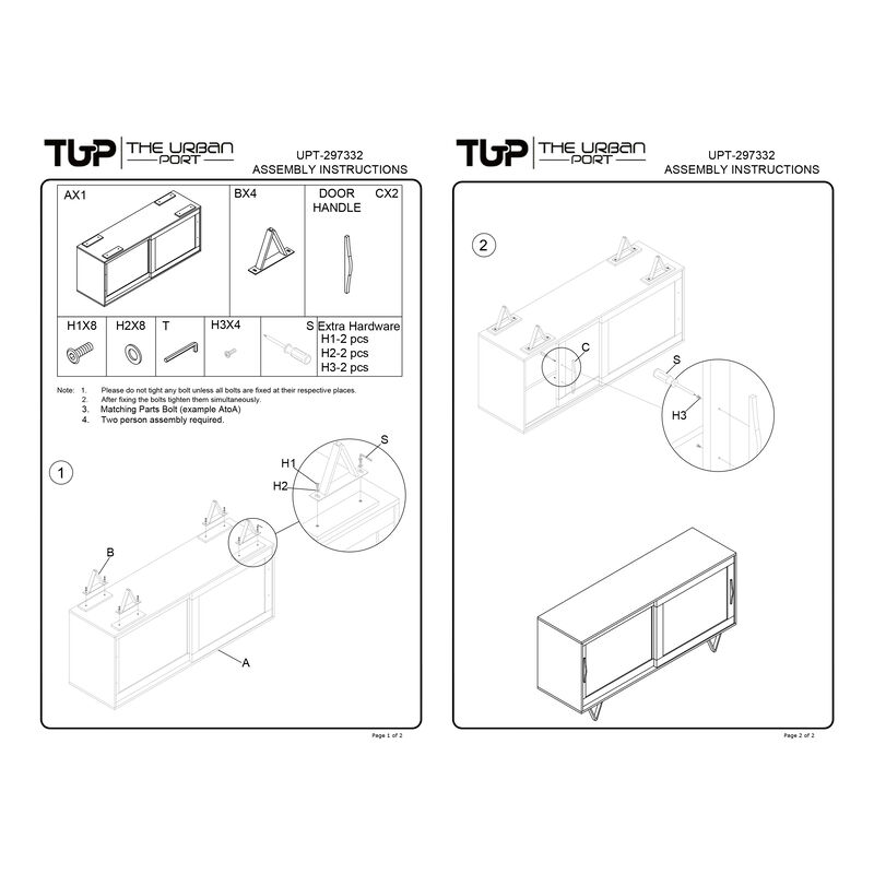 Handcrafted 60-Inch TV Media Console with Rattan Sliding Doors - Natural Brown And Matte Black Finish