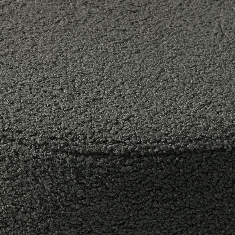 WestinTrends Mid-Century Modern Upholstered Sherpa Round Dining Chairs (Set of 6)