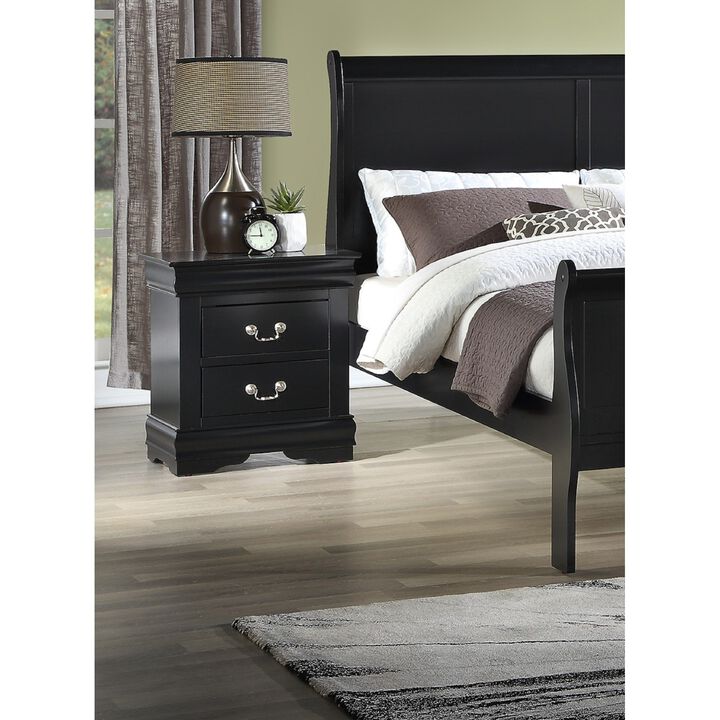 Streamdale Elegant Louis Philip Nightstand with Ample Storage