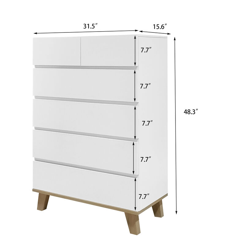 Sikvis 4+2 Drawer Dresser image number 3