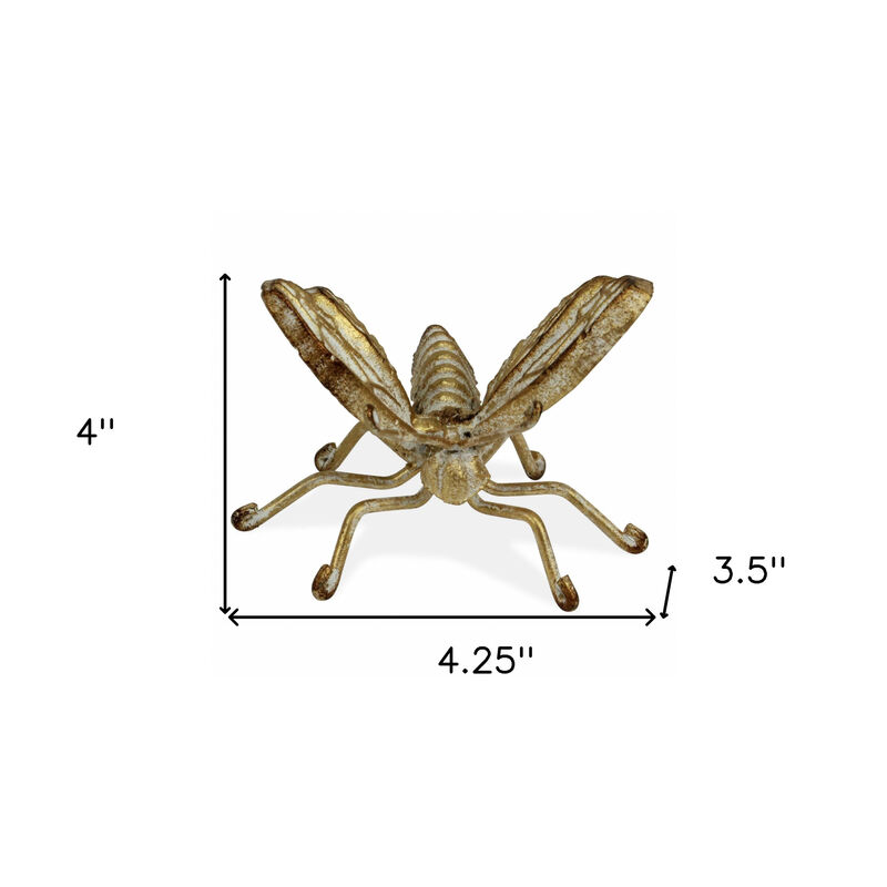 HomeRoots Cast Iron Butterfly Tabletop Sculpture image number 6