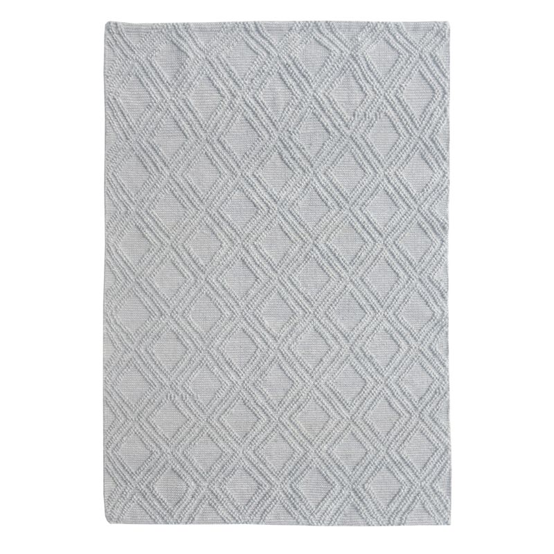 Chloe 7721 Grey Diamond Area Rug, Size - 8' x 11'