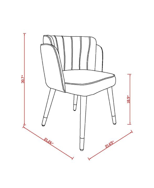 Zephyr Green Dining Chair