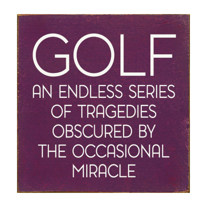 Golf Funny Wooden Sign Rustic Golf Wall Decor Gift for Golf Lovers