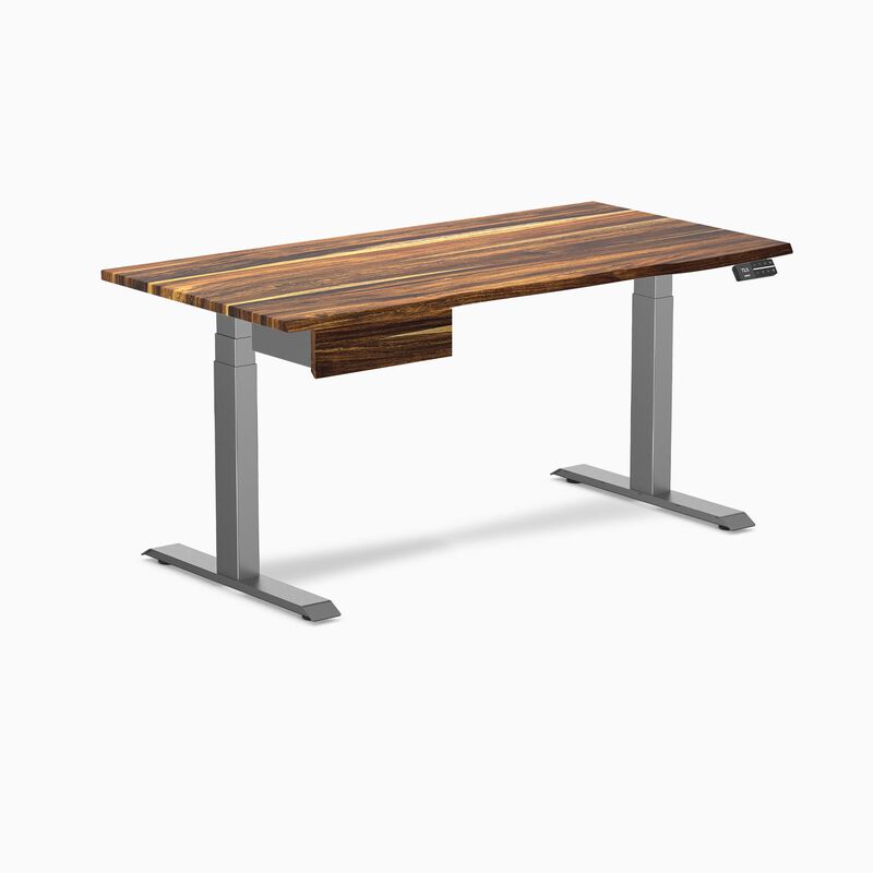Desky Dual Hardwood Standing Desk With Drawer image number 0