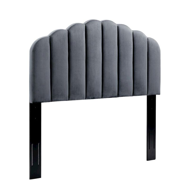Veronique Performance Velvet Twin Headboard image number 0