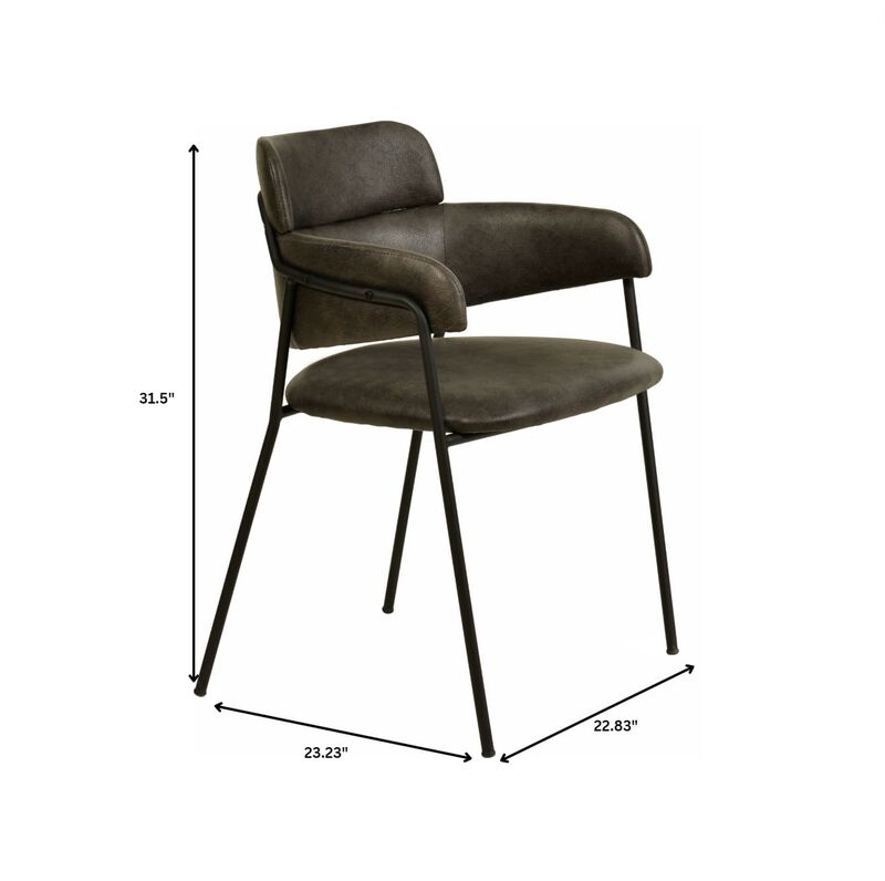 LeisureMod Axis Collection Modern Dining Chair - Set of 4