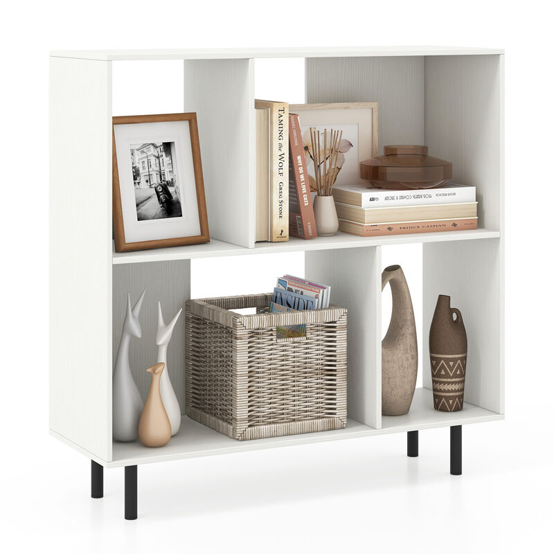 Open Shelf Bookcase with 4 Compartments image number 3