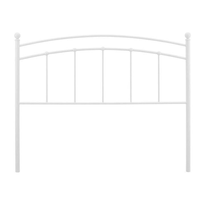 Metal Queen Headboard with Durable Frame and Classic Design for Bedroom