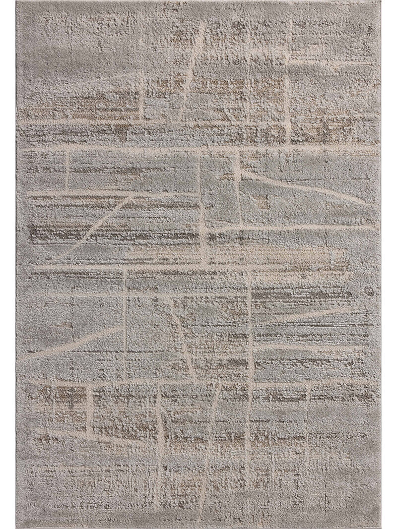 Monty MOT07 Natural/Mist 5'3" x 7'6" Rug by Amber Lewis x Loloi image number 0