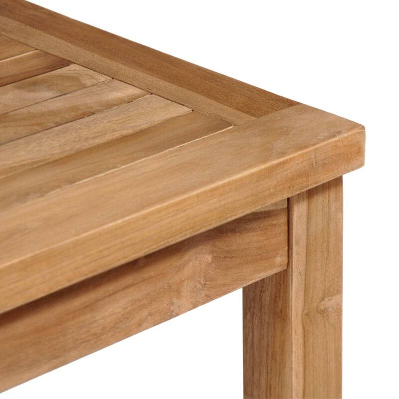 vidaXL Garden Table 31.5"x31.5"x30.3" Solid Teak Wood