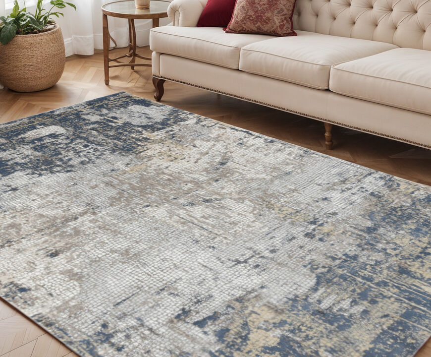 HomeRoots Medallion Area Rug
