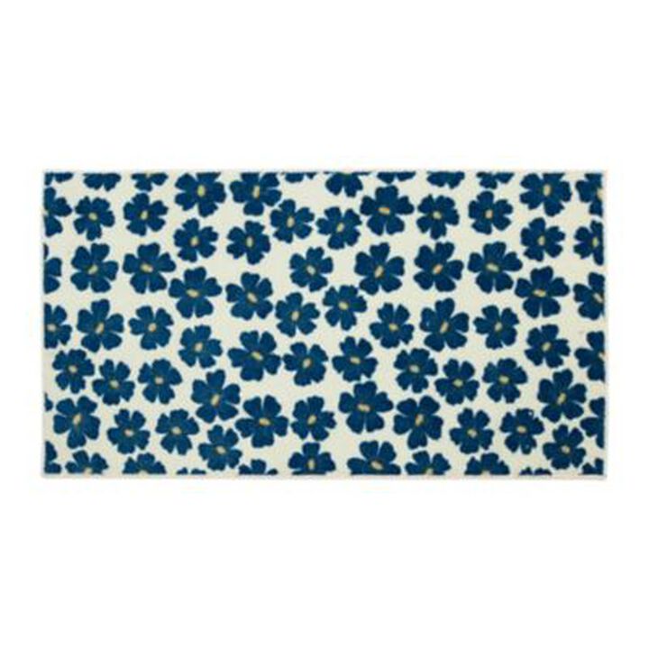 Prismatic Simple Floral Bath and Kitchen Mat Collection